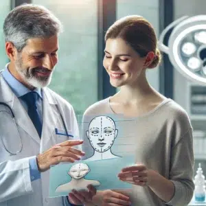 une consultation entre un patient et un chirurgien